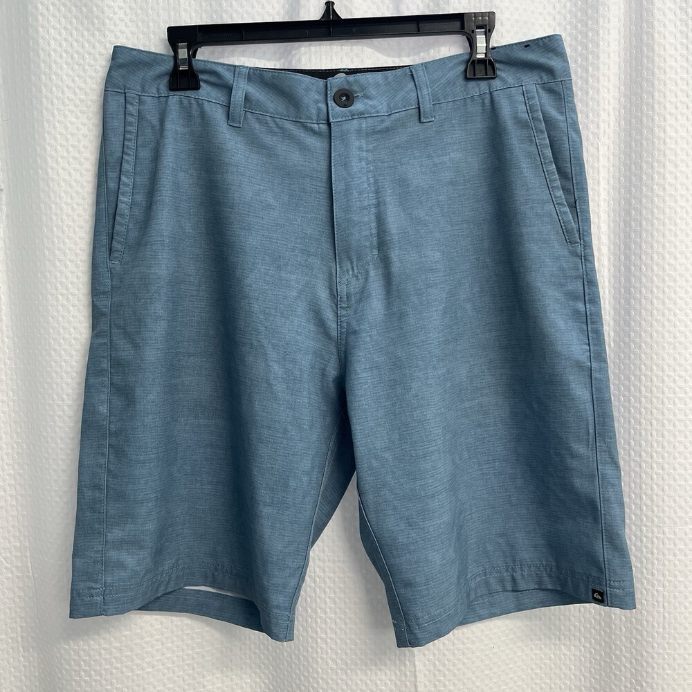 Quiksilver Men’s Teal Blue Amphibian Golf Boating Shorts‎ 32 Comfort